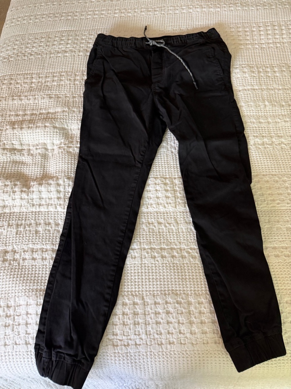 American Eagle Outfitters Black Men's Jogger Pants with Drawstring